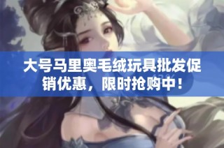 大号马里奥毛绒玩具批发促销优惠，限时抢购中！