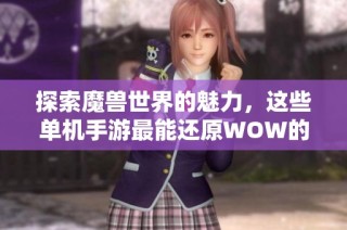 探索魔兽世界的魅力，这些单机手游最能还原WOW的经典体验