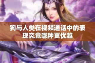 狗与人类在视频通话中的表现究竟哪种更优越