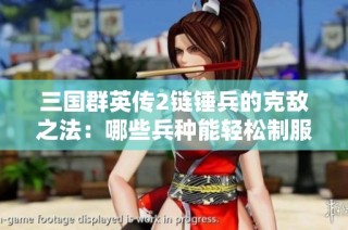 三国群英传2链锤兵的克敌之法：哪些兵种能轻松制服它