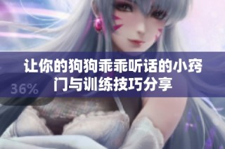 让你的狗狗乖乖听话的小窍门与训练技巧分享