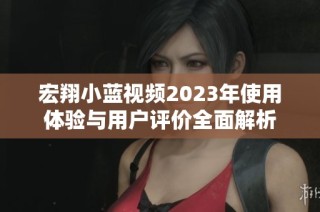 宏翔小蓝视频2023年使用体验与用户评价全面解析