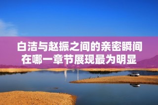 白洁与赵振之间的亲密瞬间在哪一章节展现最为明显