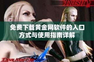 免费下载黄金网软件的入口方式与使用指南详解
