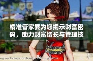 精准管家婆为您揭示财富密码，助力财富增长与管理技巧