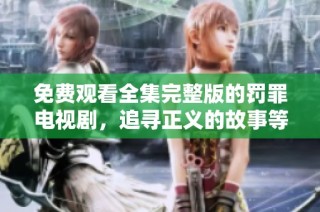 免费观看全集完整版的罚罪电视剧，追寻正义的故事等你来欣赏