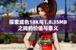 探索成色18K与1.8.35MB之间的价值与意义