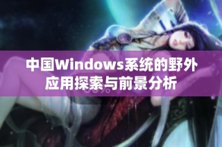 中国Windows系统的野外应用探索与前景分析
