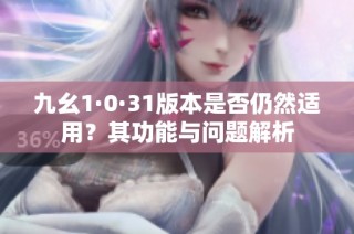 九幺1·0·31版本是否仍然适用？其功能与问题解析