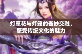 灯草花与灯笼的奇妙交融，感受传统文化的魅力