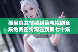 孤男寡女情感纠葛电视剧全集免费在线观看到第七十集