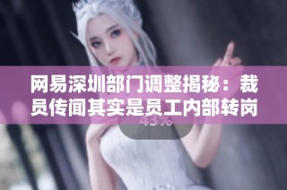 网易深圳部门调整揭秘：裁员传闻其实是员工内部转岗现象