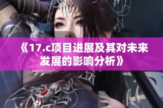 《17.c项目进展及其对未来发展的影响分析》