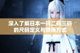 深入了解日本一码二码三码的尺码定义与转换方式
