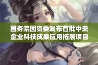 国务院国资委发布首批中央企业科技成果应用拓展项目清单解读