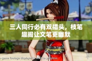 三人同行必有双插头，枝笔趣阁让文笔更幽默