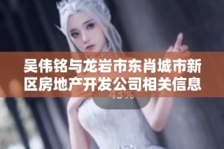 吴伟铭与龙岩市东肖城市新区房地产开发公司相关信息详解及企业背景分析