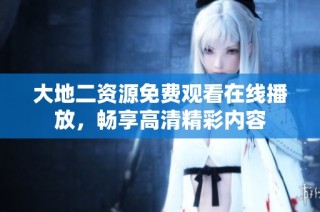 大地二资源免费观看在线播放，畅享高清精彩内容