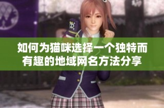 如何为猫咪选择一个独特而有趣的地域网名方法分享