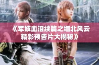 《军妓血泪续篇之缅北风云精彩预告片大揭秘》