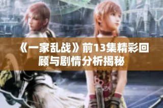《一家乱战》前13集精彩回顾与剧情分析揭秘