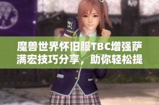 魔兽世界怀旧服TBC增强萨满宏技巧分享，助你轻松提升游戏体验