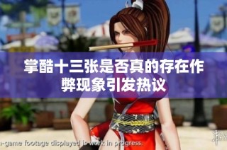 掌酷十三张是否真的存在作弊现象引发热议
