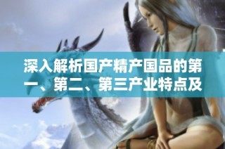 深入解析国产精产国品的第一、第二、第三产业特点及区别