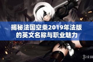 揭秘法国空乘2019年法版的英文名称与职业魅力