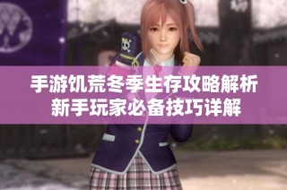 手游饥荒冬季生存攻略解析 新手玩家必备技巧详解