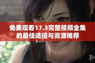 免费观看17.3完整视频全集的最佳途径与资源推荐