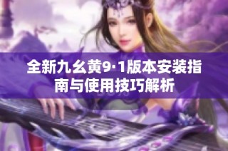 全新九幺黄9·1版本安装指南与使用技巧解析