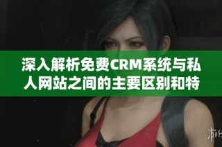 深入解析免费CRM系统与私人网站之间的主要区别和特点