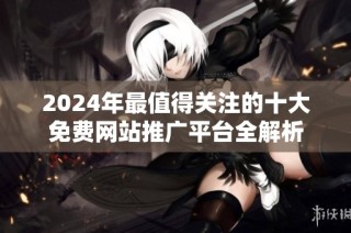 2024年最值得关注的十大免费网站推广平台全解析