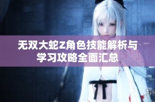 无双大蛇Z角色技能解析与学习攻略全面汇总