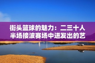 街头篮球的魅力：二三十人半场接波赛场中迸发出的艺术感与激情