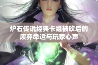 炉石传说经典卡组被砍后的废弃命运与玩家心声
