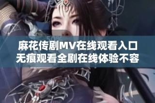 麻花传剧MV在线观看入口无痕观看全剧在线体验不容错过