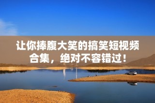 让你捧腹大笑的搞笑短视频合集，绝对不容错过！