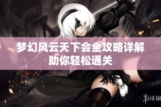 梦幻风云天下会全攻略详解助你轻松通关