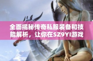 全面揭秘传奇私服装备和技能解析，让你在SZ9YI游戏站中畅享刺激的游戏体验