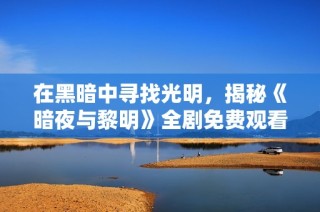 在黑暗中寻找光明，揭秘《暗夜与黎明》全剧免费观看方法