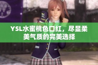 YSL水蜜桃色口红，尽显柔美气质的完美选择