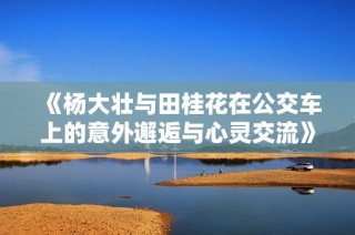 《杨大壮与田桂花在公交车上的意外邂逅与心灵交流》