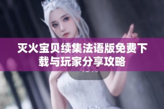 灭火宝贝续集法语版免费下载与玩家分享攻略
