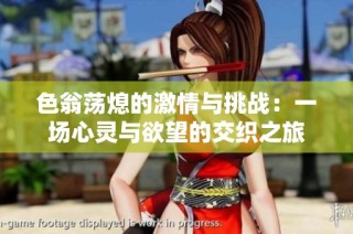 色翁荡熄的激情与挑战：一场心灵与欲望的交织之旅