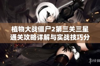 植物大战僵尸2第三关三星通关攻略详解与实战技巧分析
