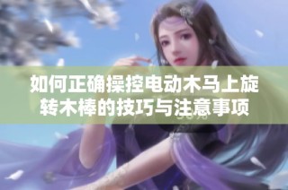如何正确操控电动木马上旋转木棒的技巧与注意事项
