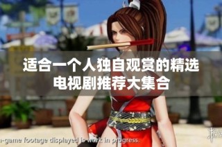适合一个人独自观赏的精选电视剧推荐大集合