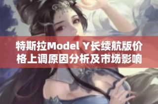 特斯拉Model Y长续航版价格上调原因分析及市场影响